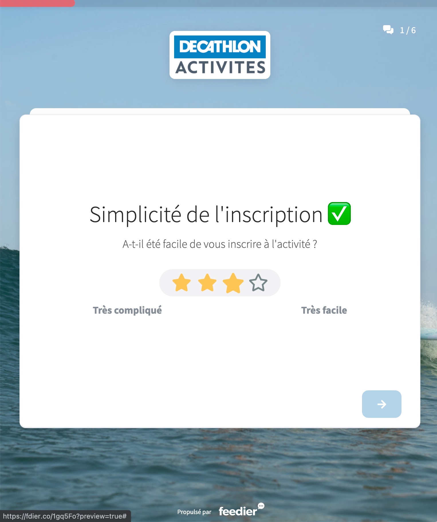 How did Decathlon Activités increase its retention rate ? - UX Feedback booking d une activité — by Feedier