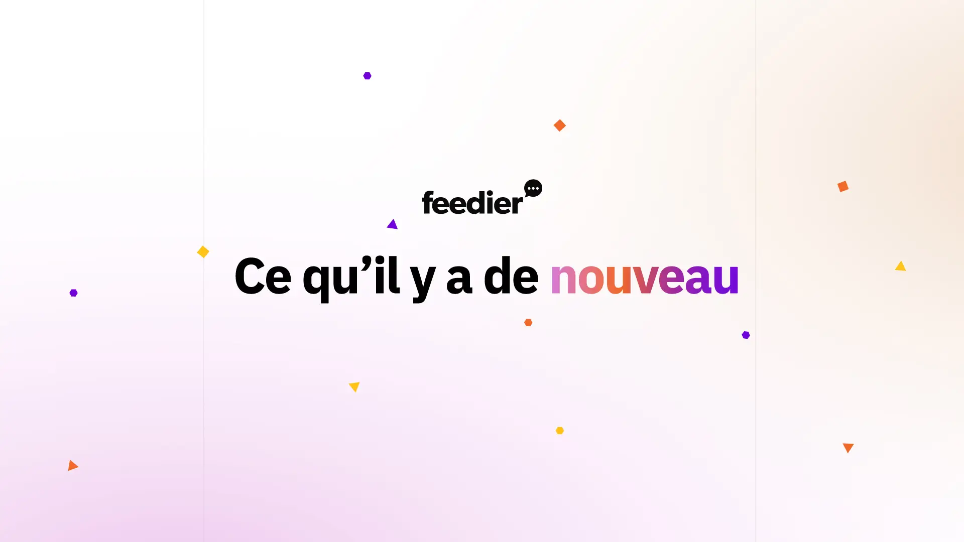 nouveauté feedier