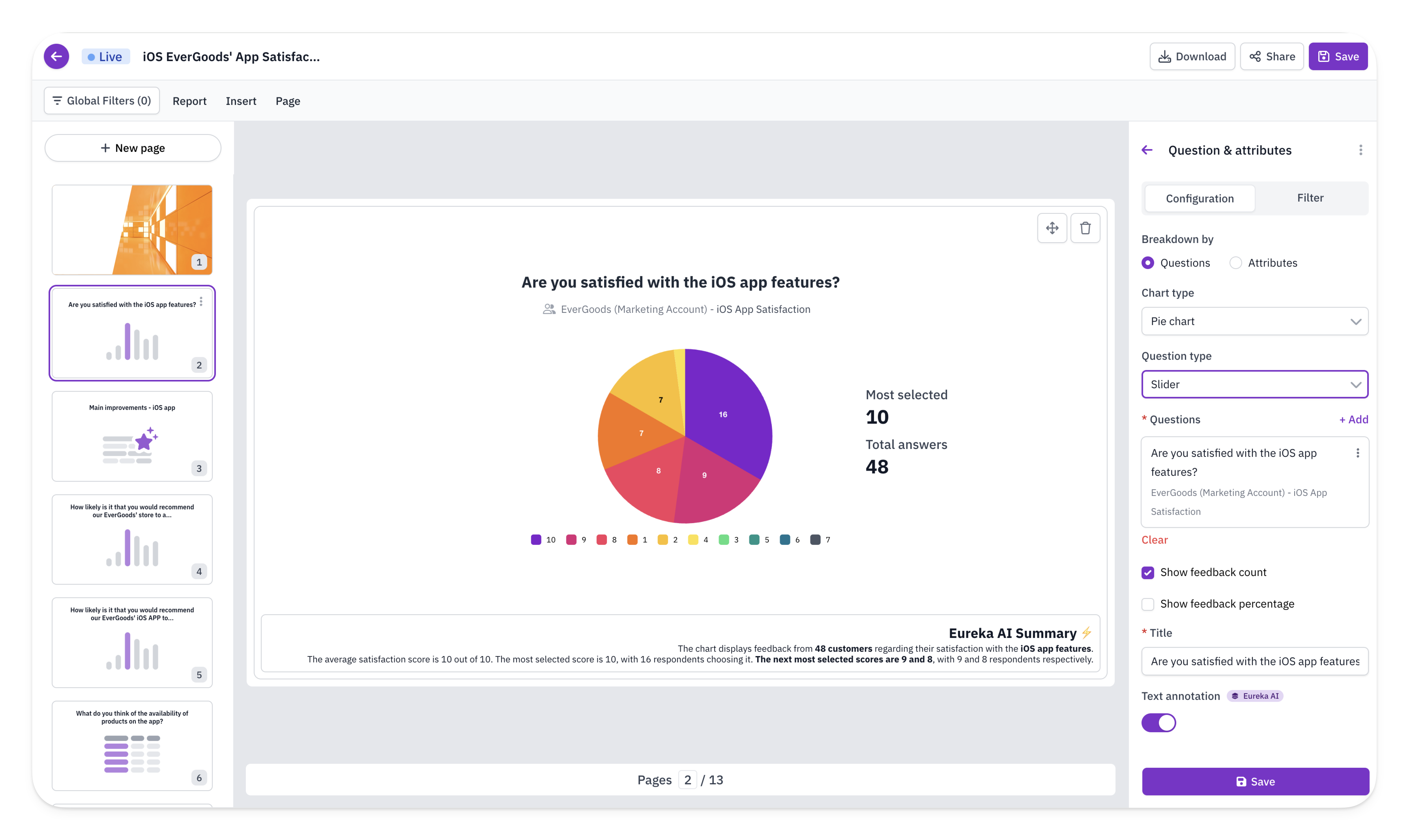 feedier reports